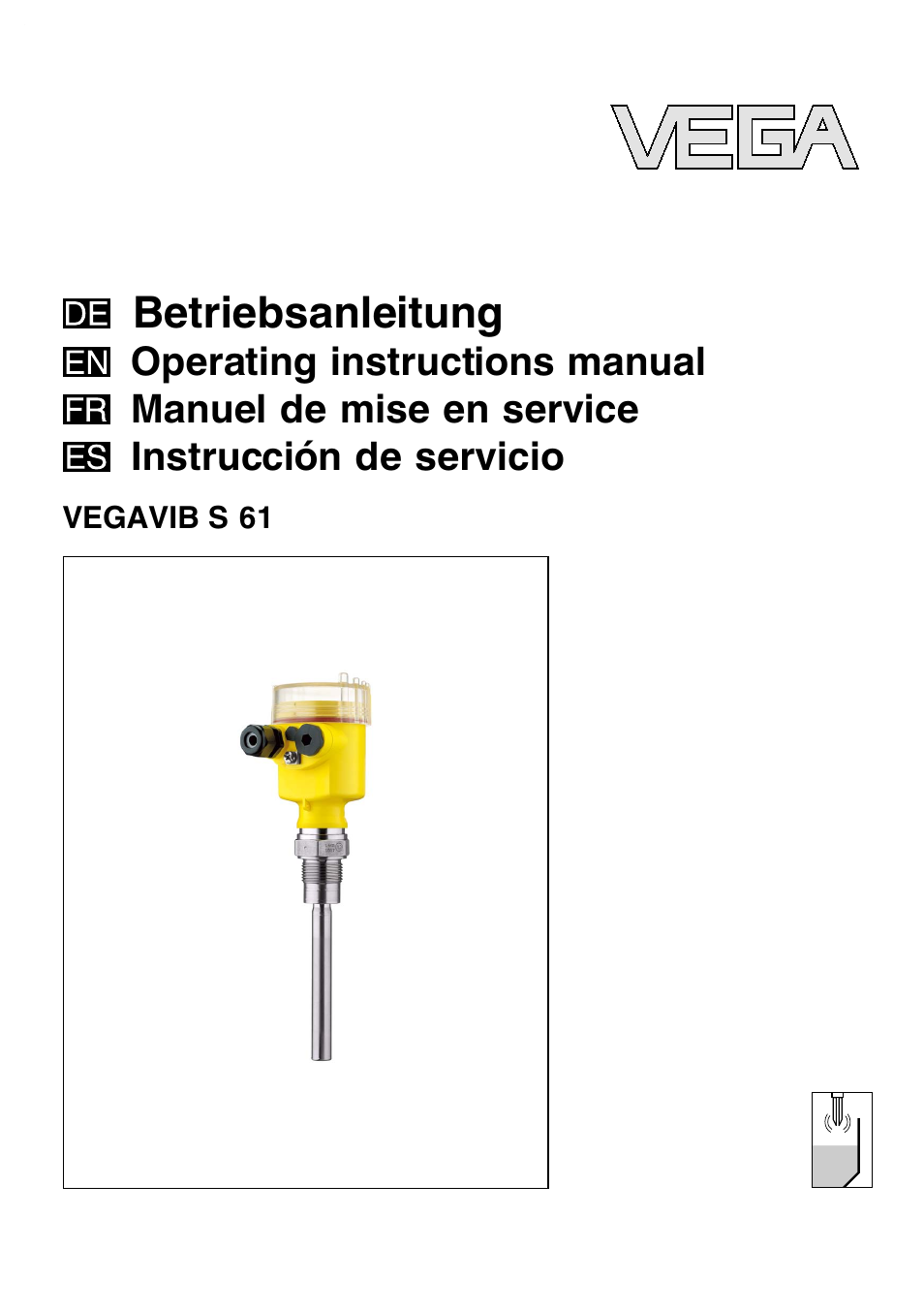 VEGA VEGAVIB S 61 User Manual | 48 pages