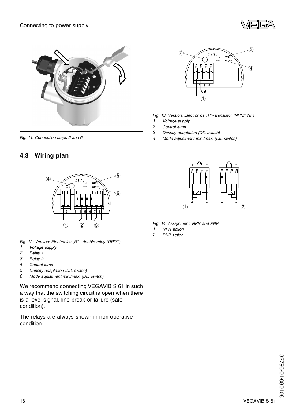 3 wiring plan | VEGA VEGAVIB S 61 User Manual | Page 16 / 48