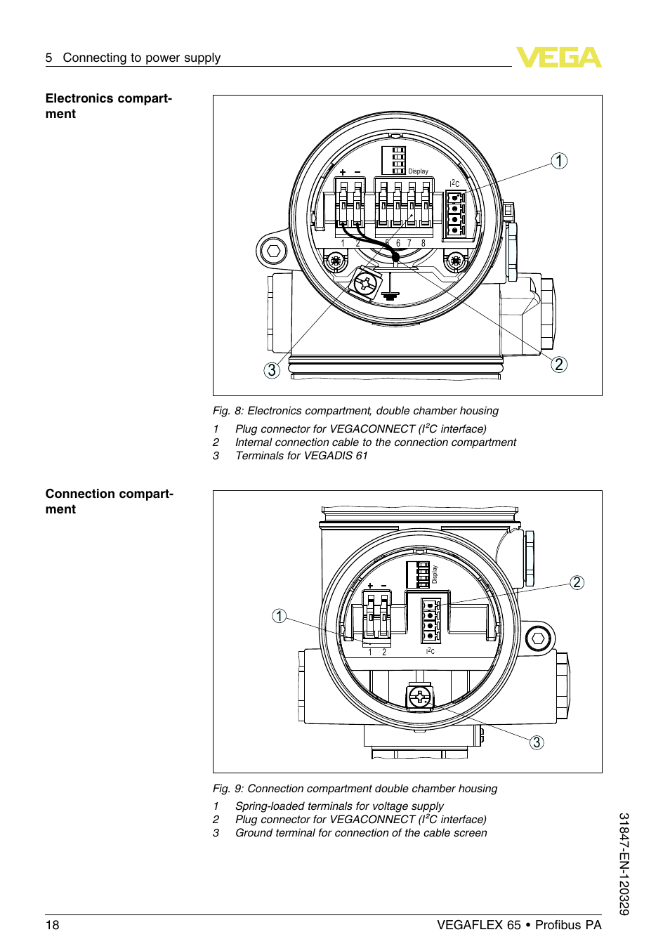 VEGA VEGAFLEX 65 Profibus PA User Manual | Page 18 / 56