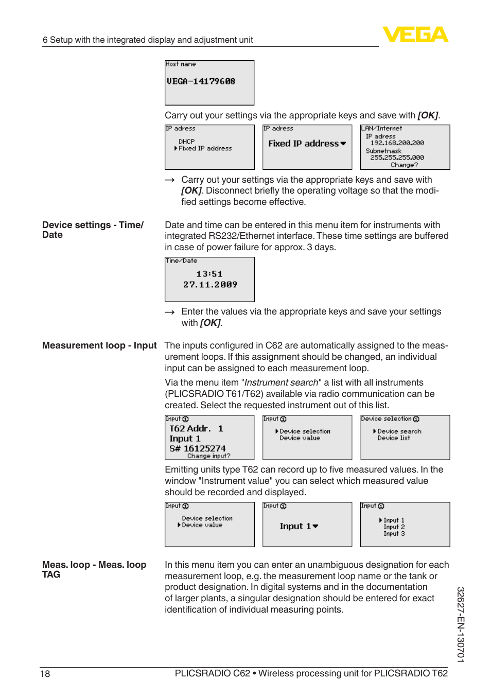 VEGA PLICSRADIO R62 Wireless processing unit User Manual | Page 18 / 40