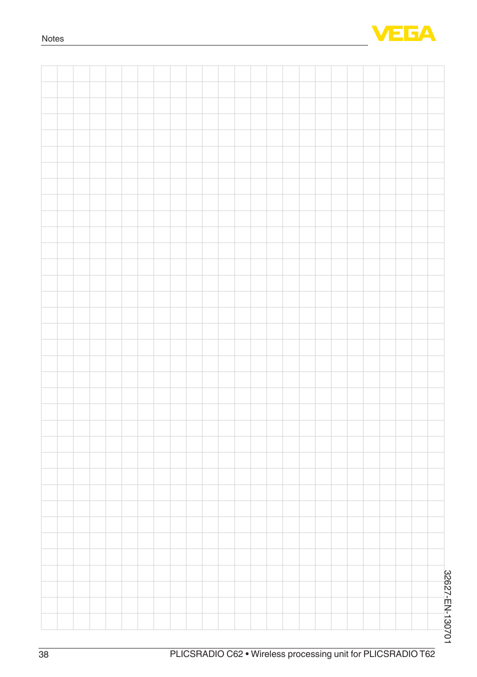 VEGA PLICSRADIO R62 Wireless processing unit User Manual | Page 38 / 40