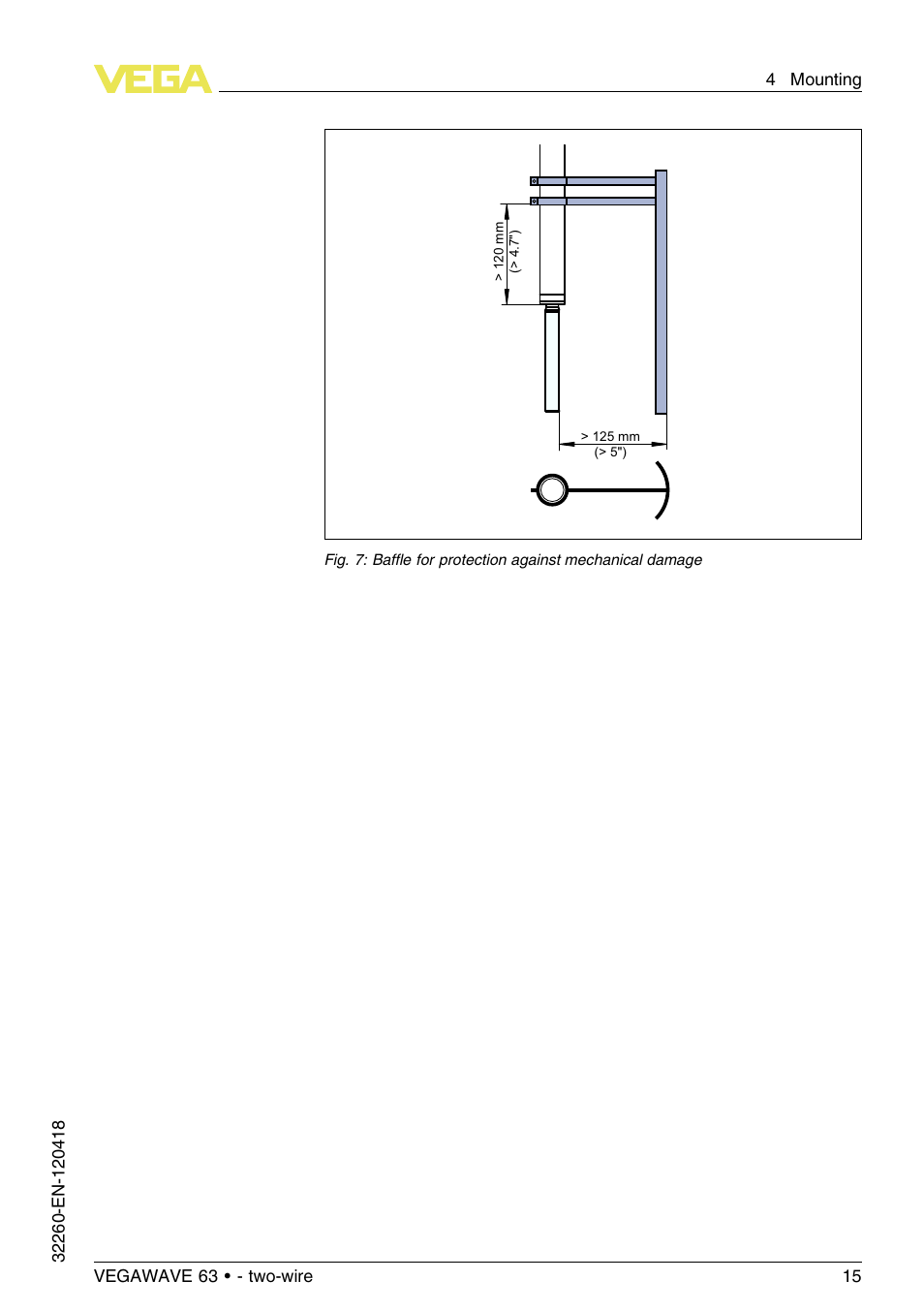 VEGA VEGAWAVE 63 - two-wire User Manual | Page 15 / 40