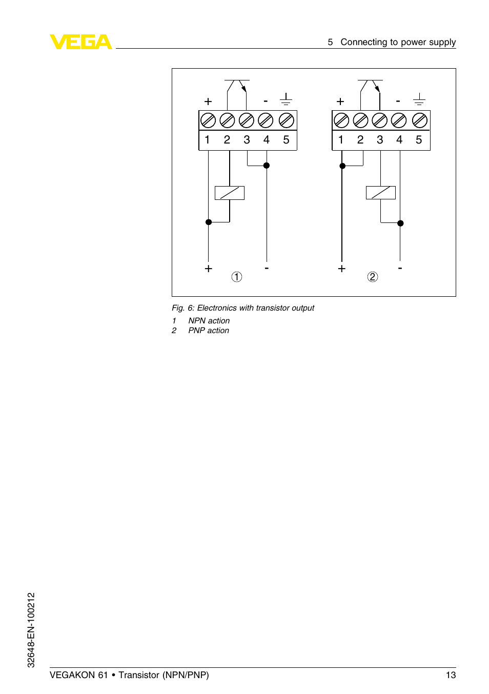 VEGA VEGAKON 61 - Transistor (NPN_PNP) User Manual | Page 13 / 24
