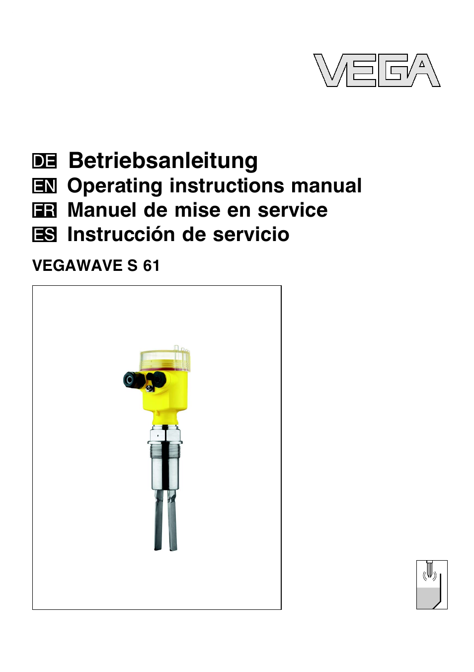 VEGA VEGAWAVE S 61 User Manual | 48 pages