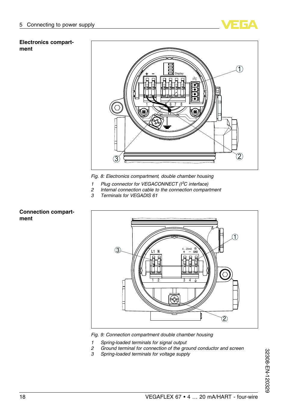 VEGA VEGAFLEX 67 (-20…+250°C) 4 … 20 mA_HART four-wire User Manual | Page 18 / 56