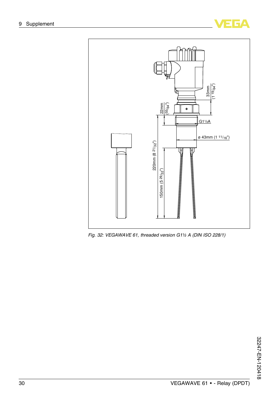 VEGA VEGAWAVE 61 - Relay (DPDT) User Manual | Page 30 / 36