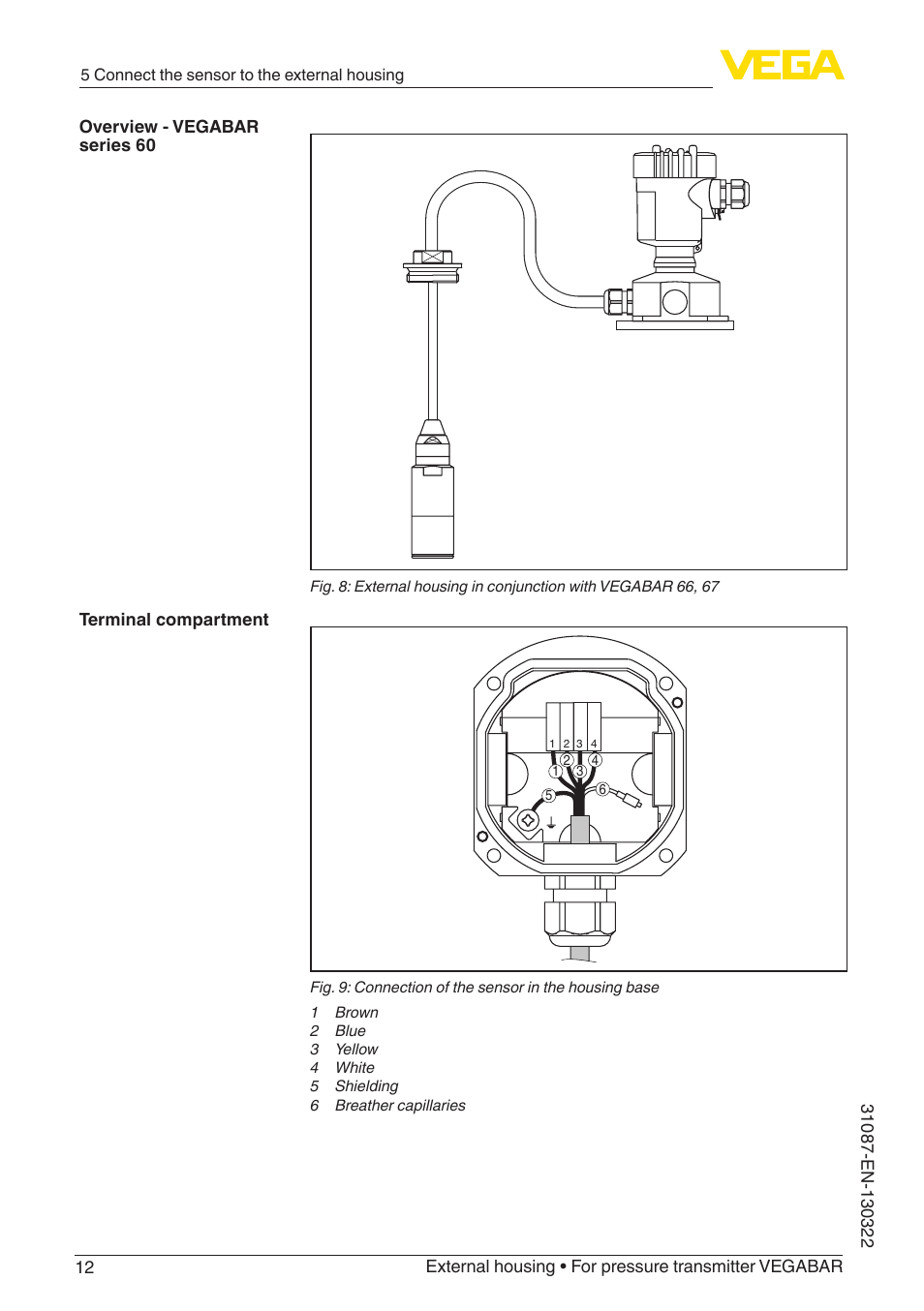 VEGA VEGABAR External housing User Manual | Page 12 / 20