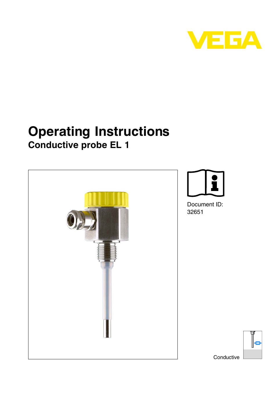 VEGA EL 1 Conductive probe User Manual | 24 pages