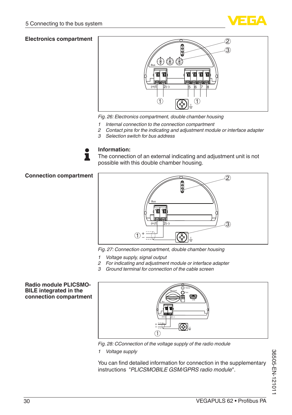 VEGA VEGAPULS 62 (≥ 2.0.0 - ≥ 4.0.0) Profibus PA User Manual | Page 30 / 88