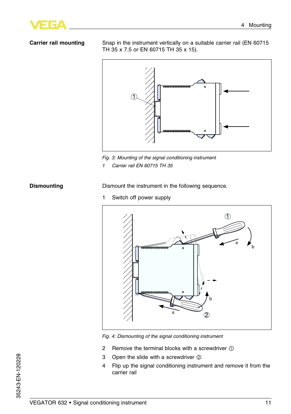 VEGA VEGATOR 632 User Manual | Page 11 / 60