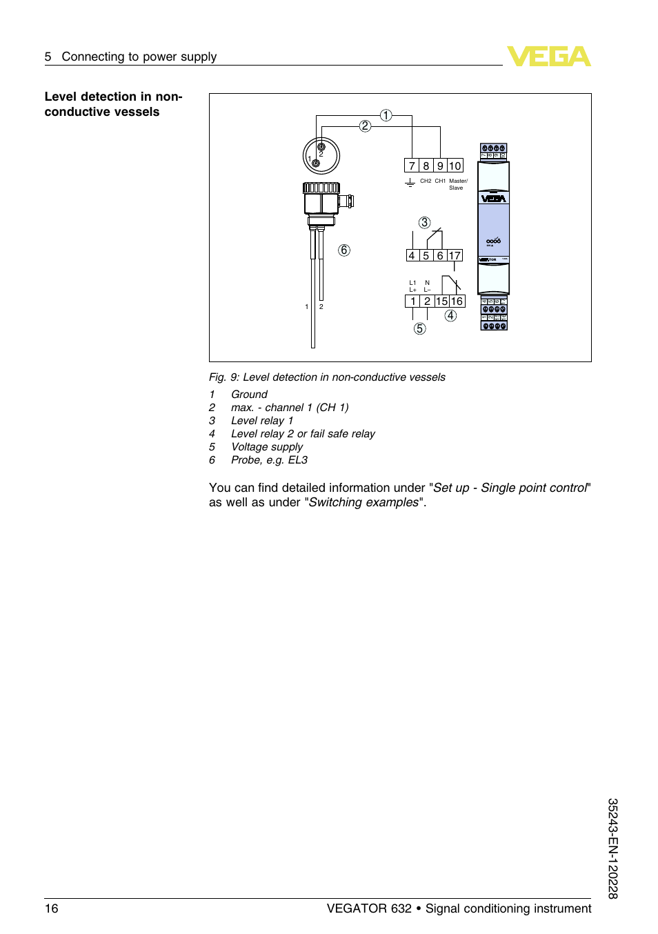 VEGA VEGATOR 632 User Manual | Page 16 / 60