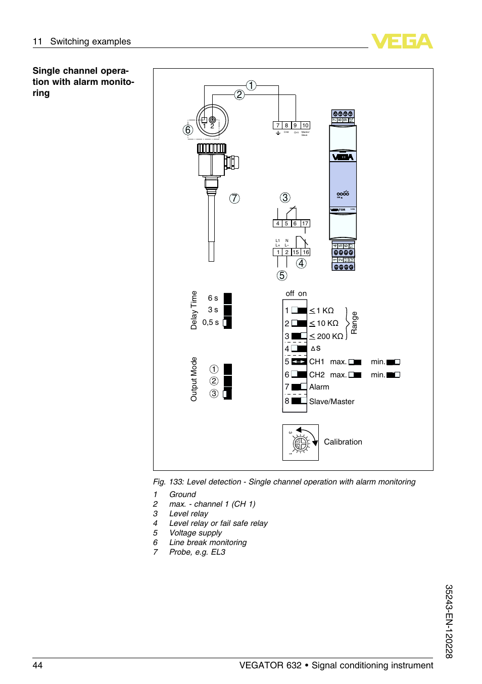 VEGA VEGATOR 632 User Manual | Page 44 / 60