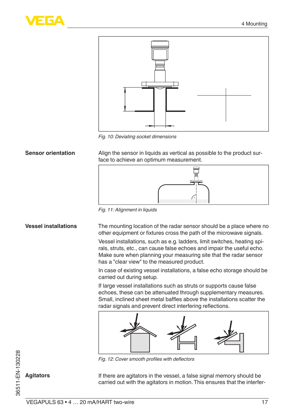 VEGA VEGAPULS 63 (≥ 2.0.0 - ≥ 4.0.0) 4 … 20 mA_HART two-wire User Manual | Page 17 / 80