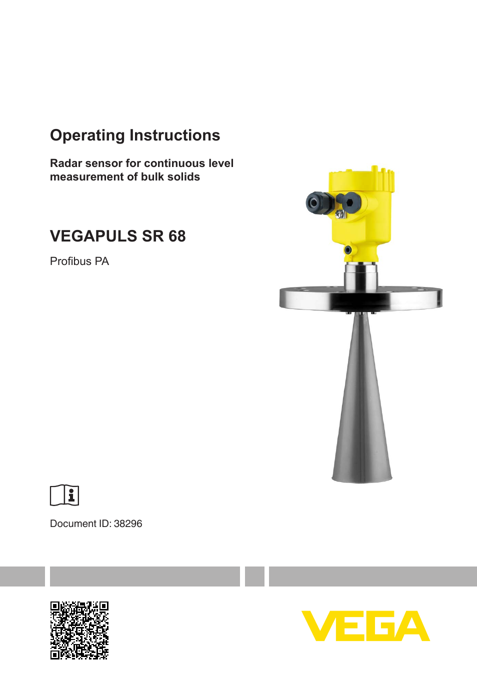 VEGA VEGAPULS SR 68 Profibus PA User Manual | 88 pages