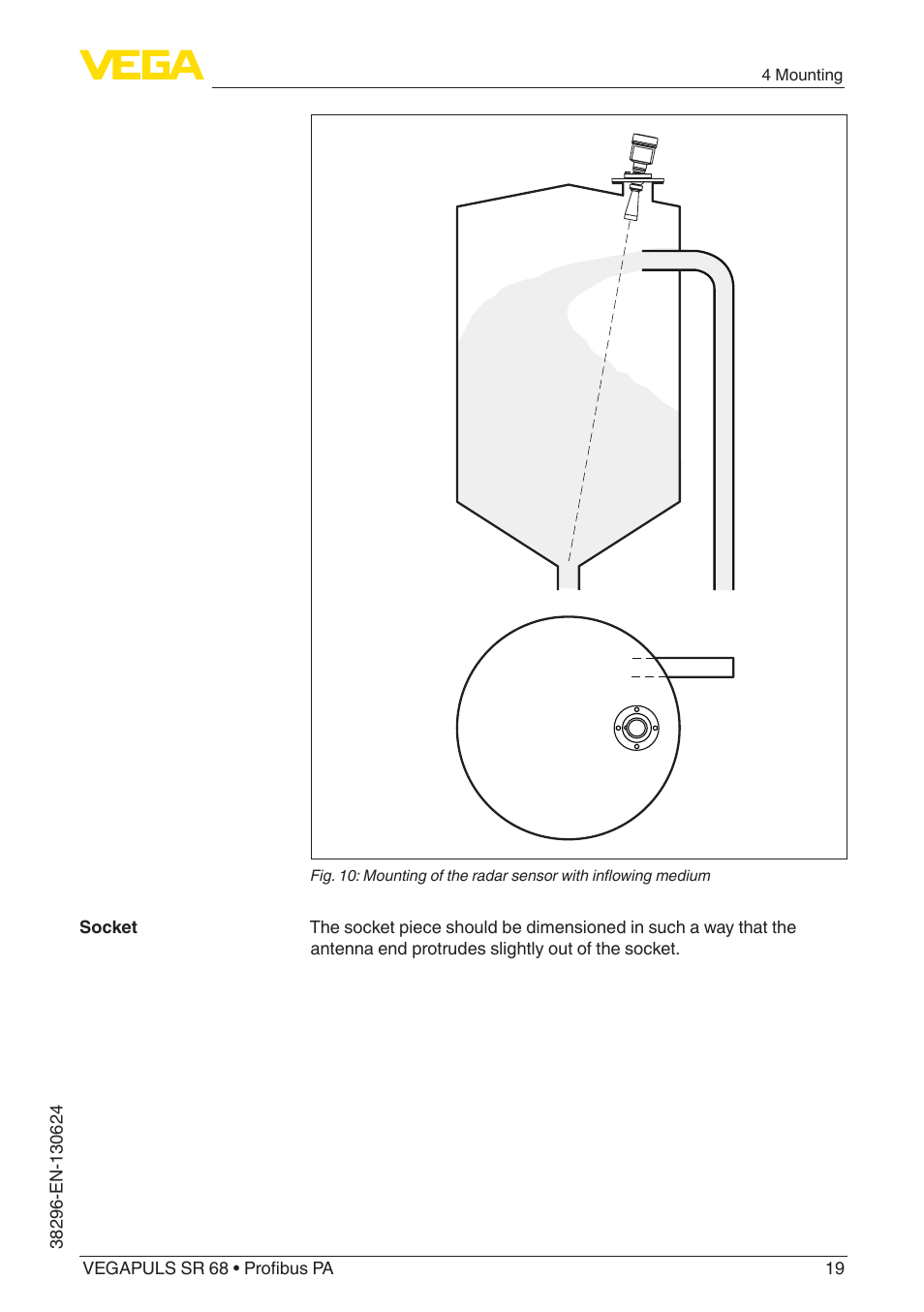 VEGA VEGAPULS SR 68 Profibus PA User Manual | Page 19 / 88