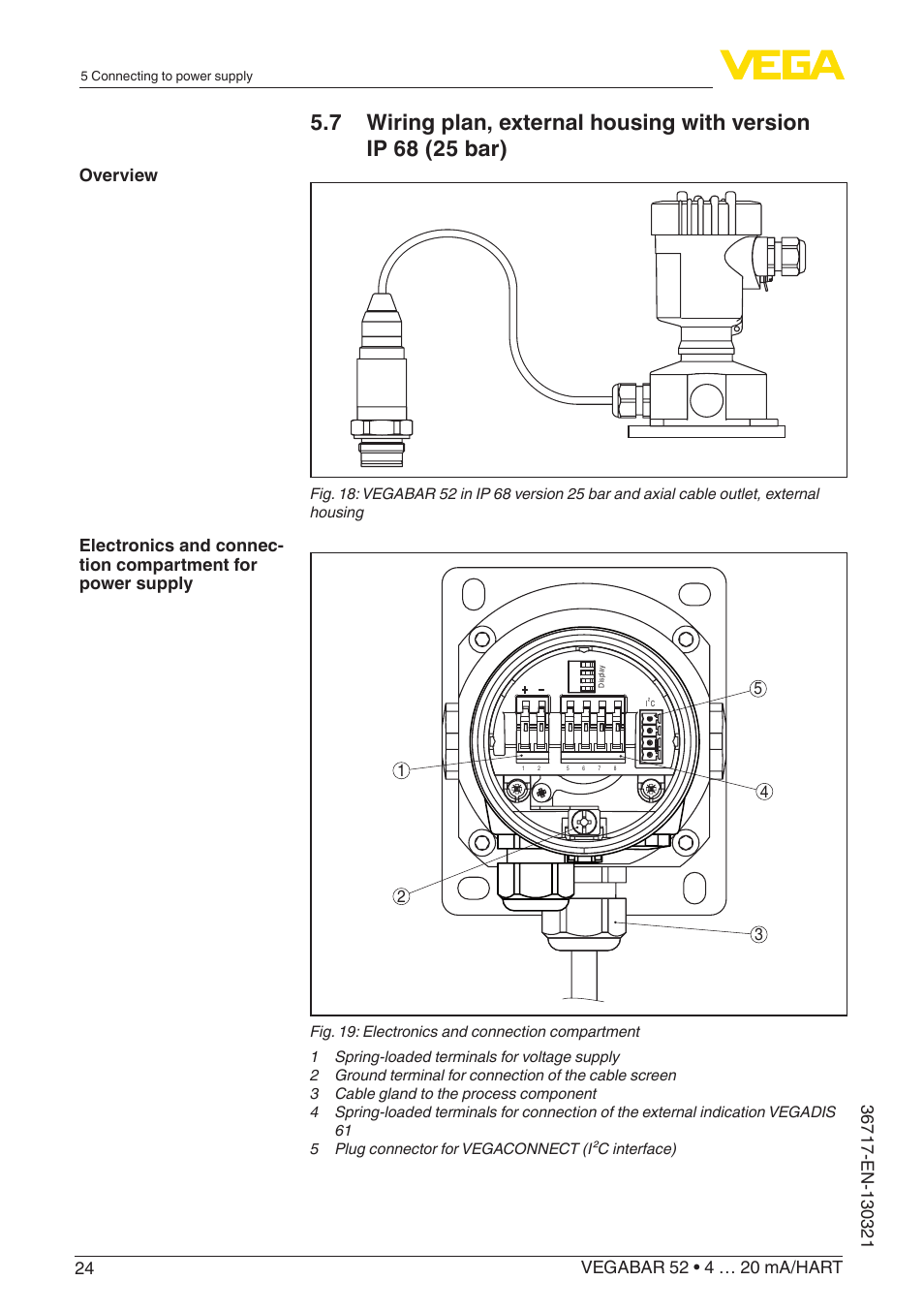 VEGA VEGABAR 52 4 … 20 mA_HART User Manual | Page 24 / 76