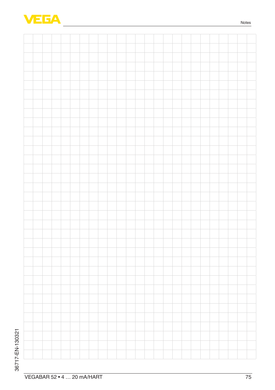 VEGA VEGABAR 52 4 … 20 mA_HART User Manual | Page 75 / 76