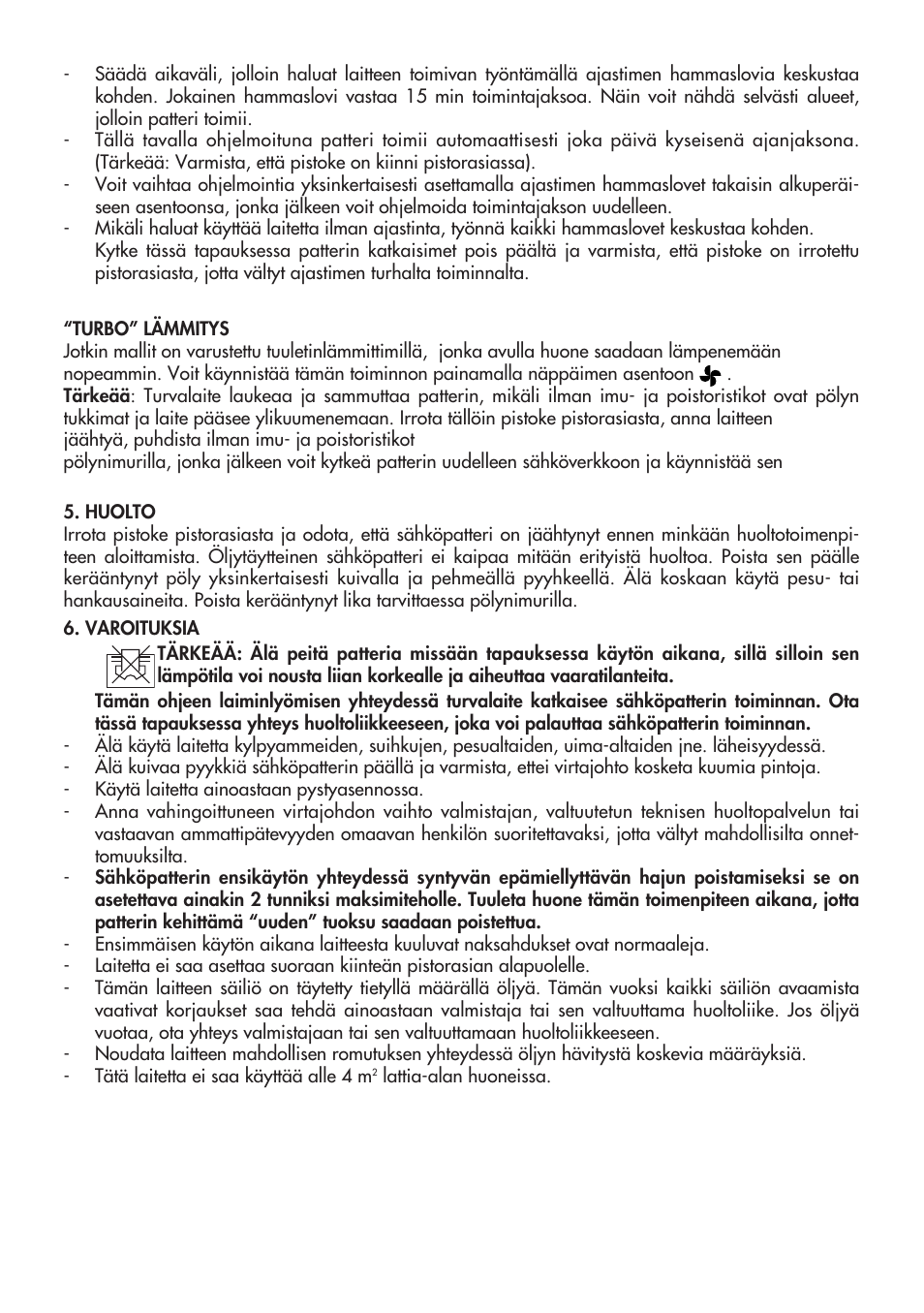 DeLonghi H 590510 User Manual | Page 25 / 33