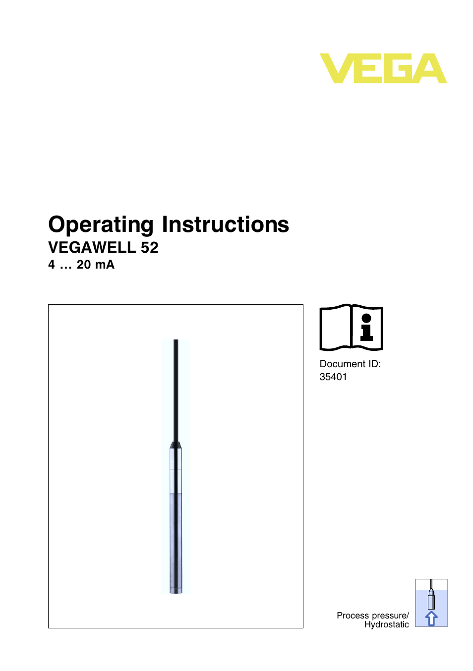 VEGA VEGAWELL 52 4 … 20 mA User Manual | 40 pages