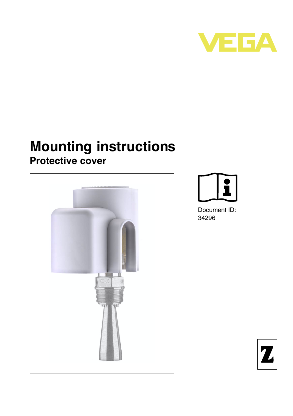 VEGA Protective cover User Manual | 12 pages