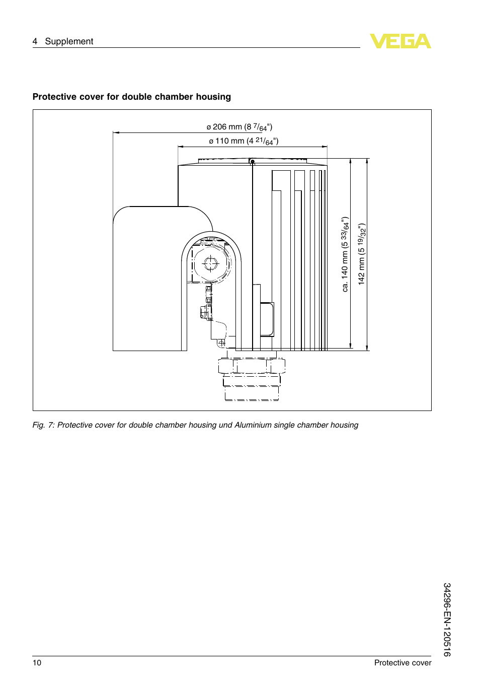 VEGA Protective cover User Manual | Page 10 / 12