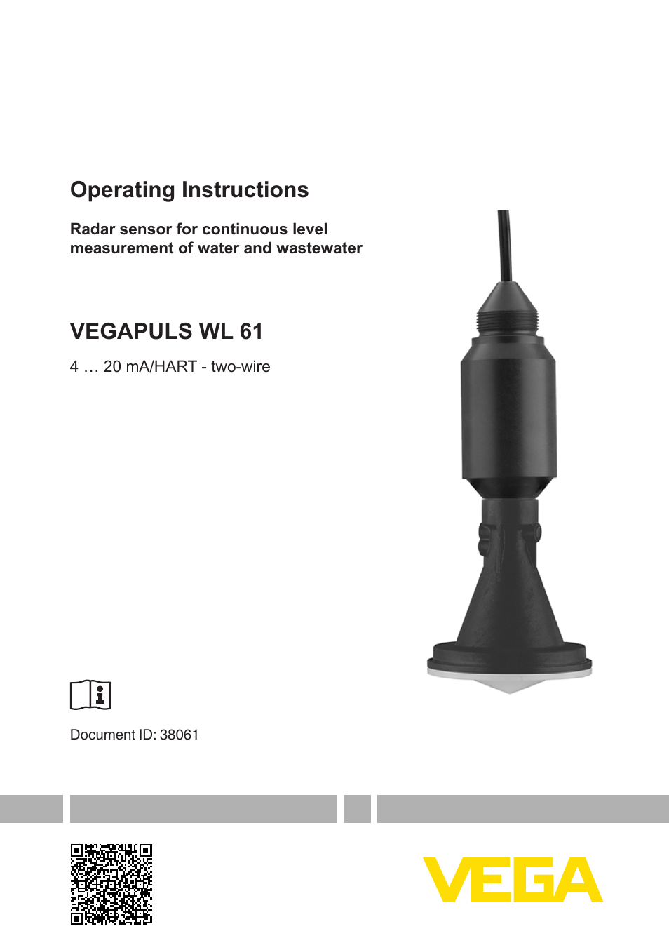 VEGA VEGAPULS WL 61 4 … 20 mA_HART - two-wire User Manual | 60 pages