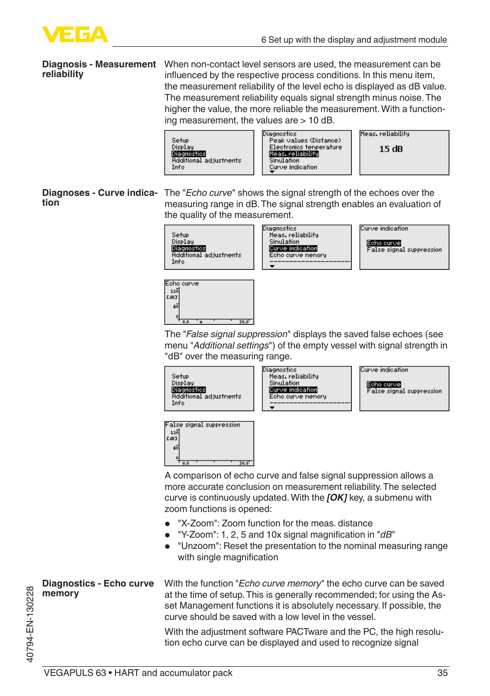 VEGA VEGAPULS 63 (≥ 2.0.0 - ≥ 4.0.0) HART and accumulator pack User Manual | Page 35 / 72