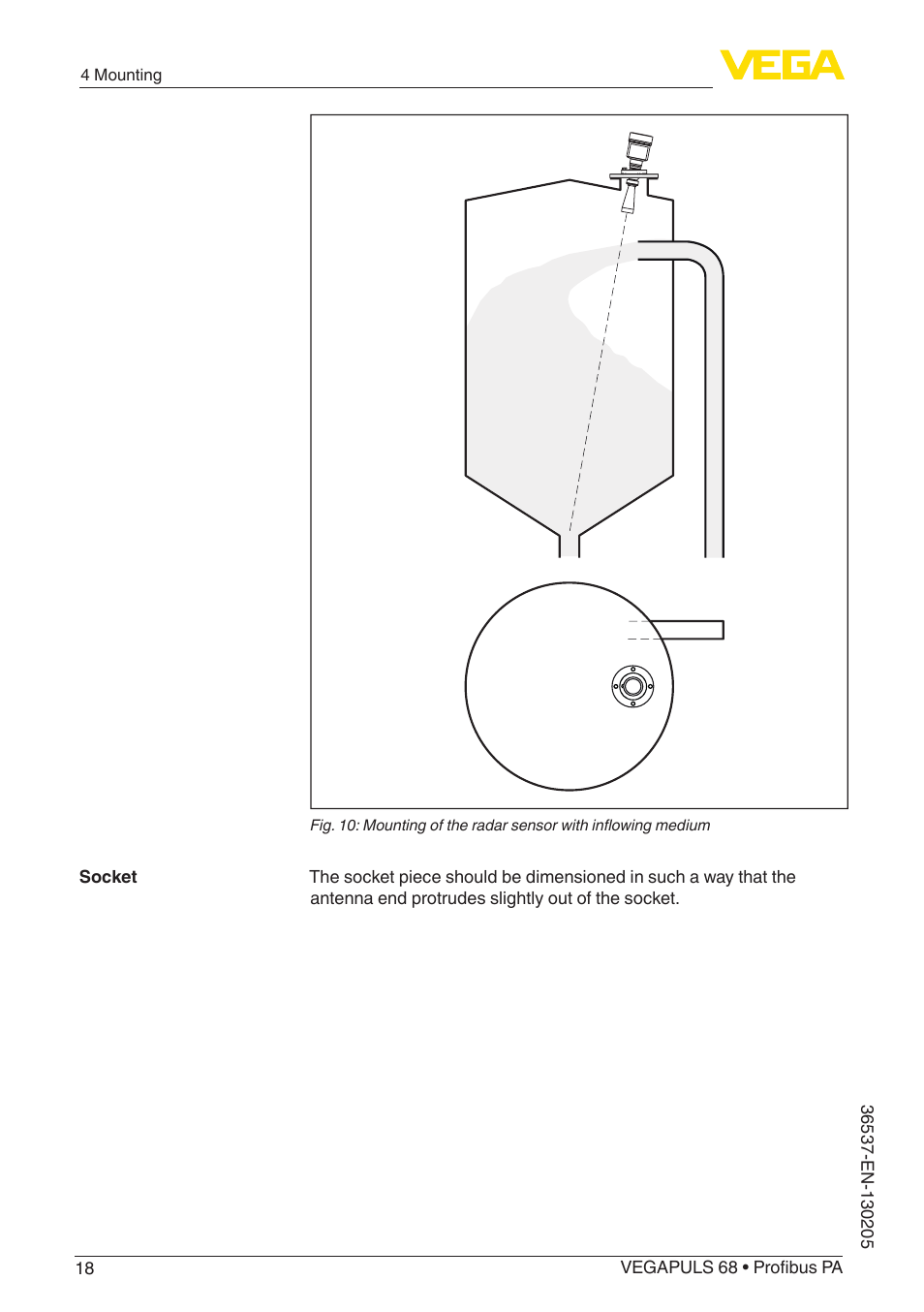 VEGA VEGAPULS 68 (≥ 2.0.0 - ≥ 4.0.0) Profibus PA User Manual | Page 18 / 88