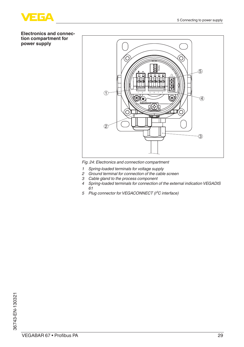 VEGA VEGABAR 67 Profibus PA User Manual | Page 29 / 72