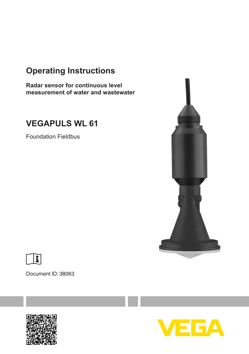 VEGA VEGAPULS WL 61 Foundation Fieldbus User Manual | 60 pages