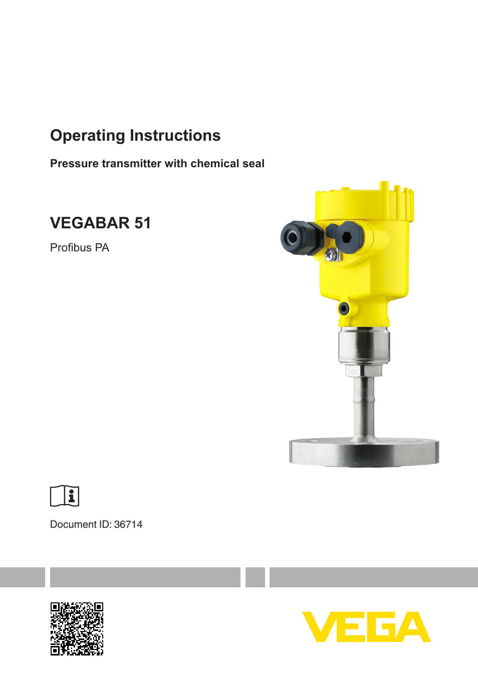 VEGA VEGABAR 51 Profibus PA User Manual | 76 pages