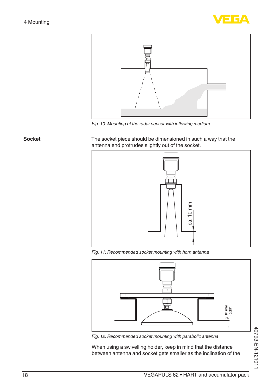 VEGA VEGAPULS 62 (≥ 2.0.0 - ≥ 4.0.0) HART and accumulator pack User Manual | Page 18 / 76