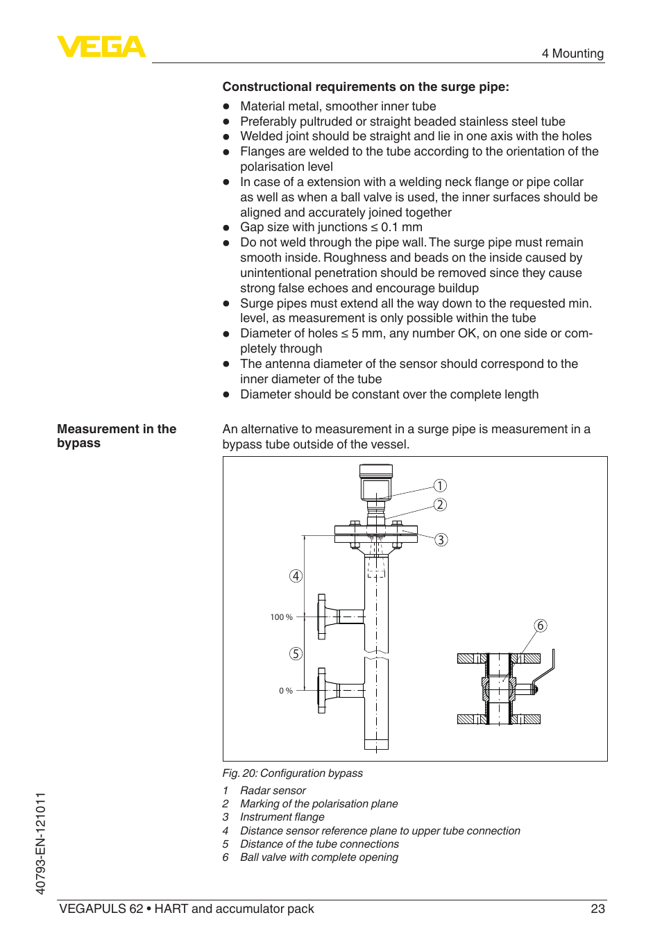 VEGA VEGAPULS 62 (≥ 2.0.0 - ≥ 4.0.0) HART and accumulator pack User Manual | Page 23 / 76