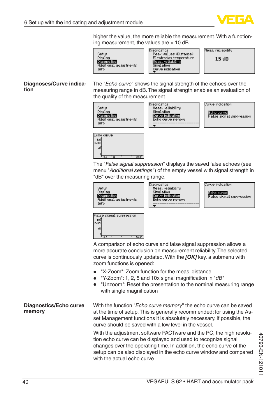 VEGA VEGAPULS 62 (≥ 2.0.0 - ≥ 4.0.0) HART and accumulator pack User Manual | Page 40 / 76