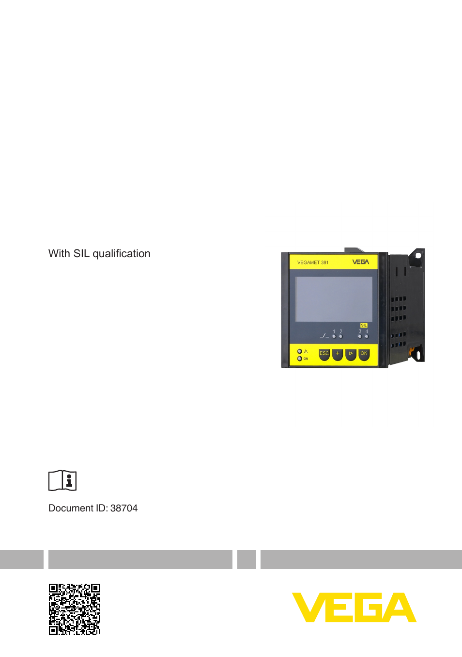 VEGA VEGAMET 391 With SIL qualification User Manual | 56 pages