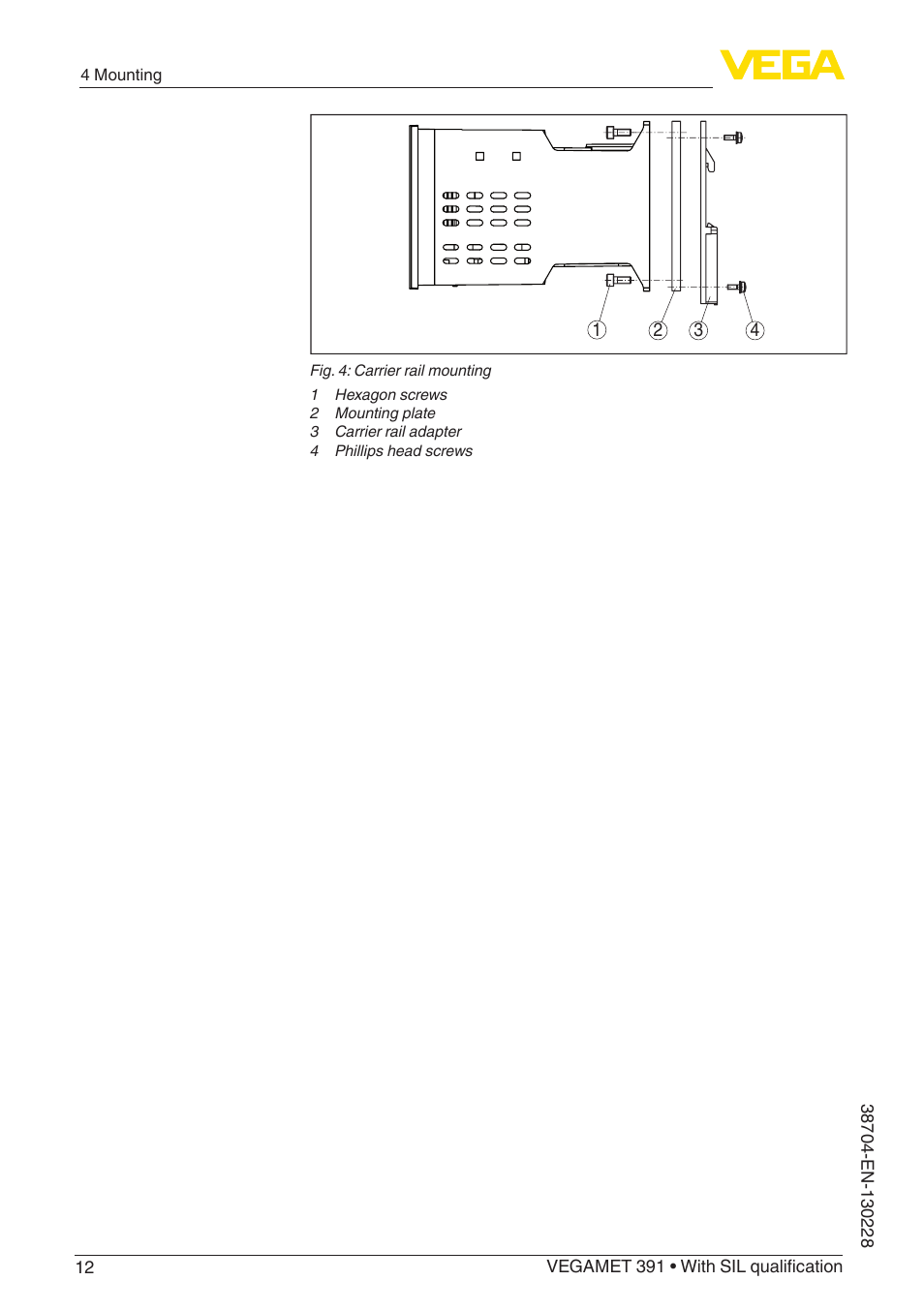 VEGA VEGAMET 391 With SIL qualification User Manual | Page 12 / 56