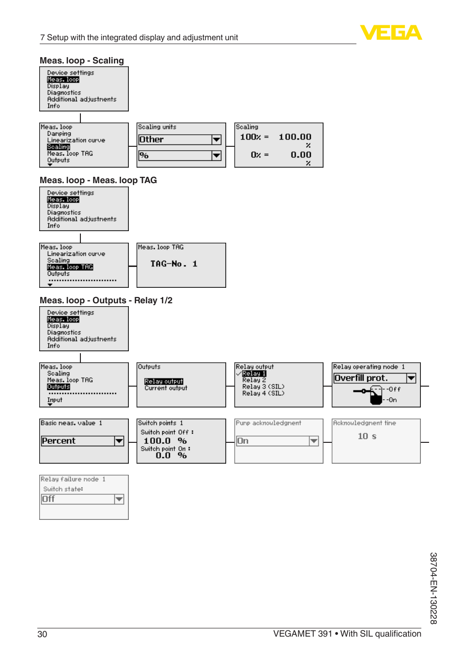 VEGA VEGAMET 391 With SIL qualification User Manual | Page 30 / 56