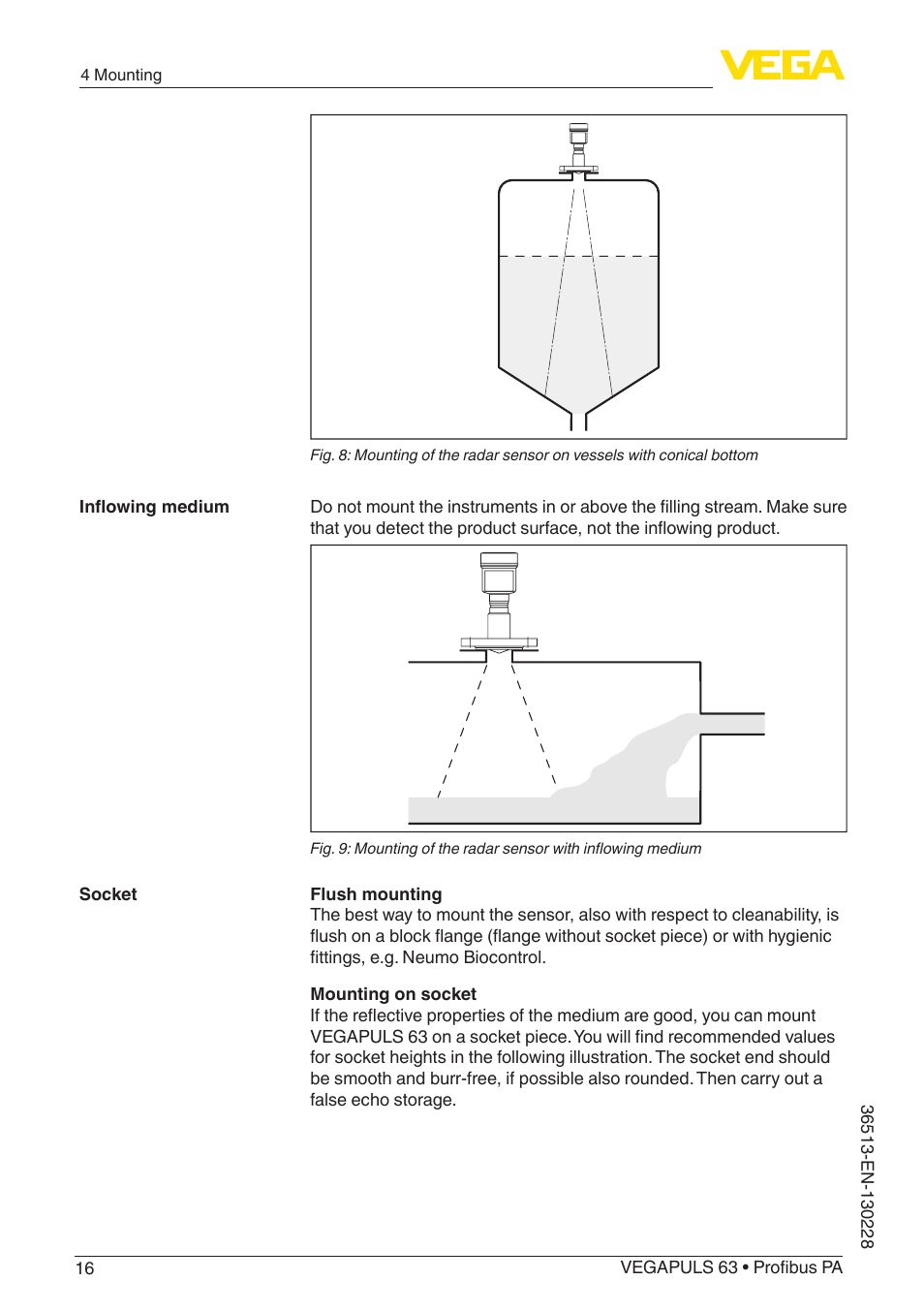 VEGA VEGAPULS 63 (≥ 2.0.0 - ≥ 4.0.0) Profibus PA User Manual | Page 16 / 80