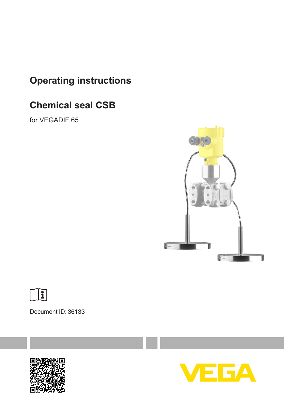 VEGA VEGADIF 65 Chemical seal CSB User Manual | 28 pages