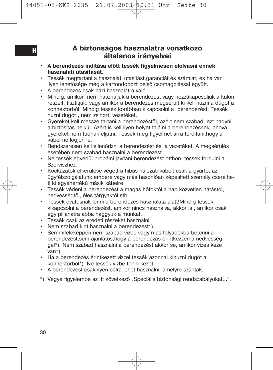 CLATRONIC CB 1241 User Manual | Page 30 / 39