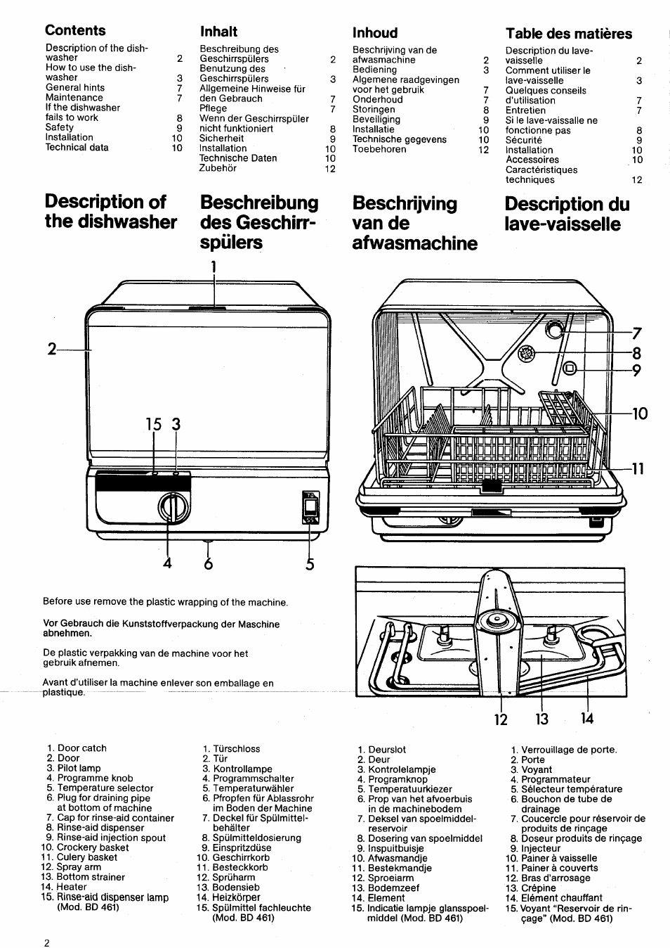 KING BD 461 User Manual | Page 2 / 12
