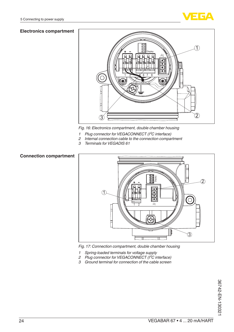 VEGA VEGABAR 67 4 … 20 mA_HART User Manual | Page 24 / 72