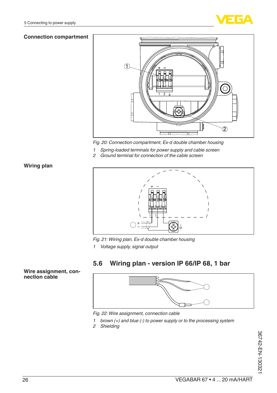 VEGA VEGABAR 67 4 … 20 mA_HART User Manual | Page 26 / 72