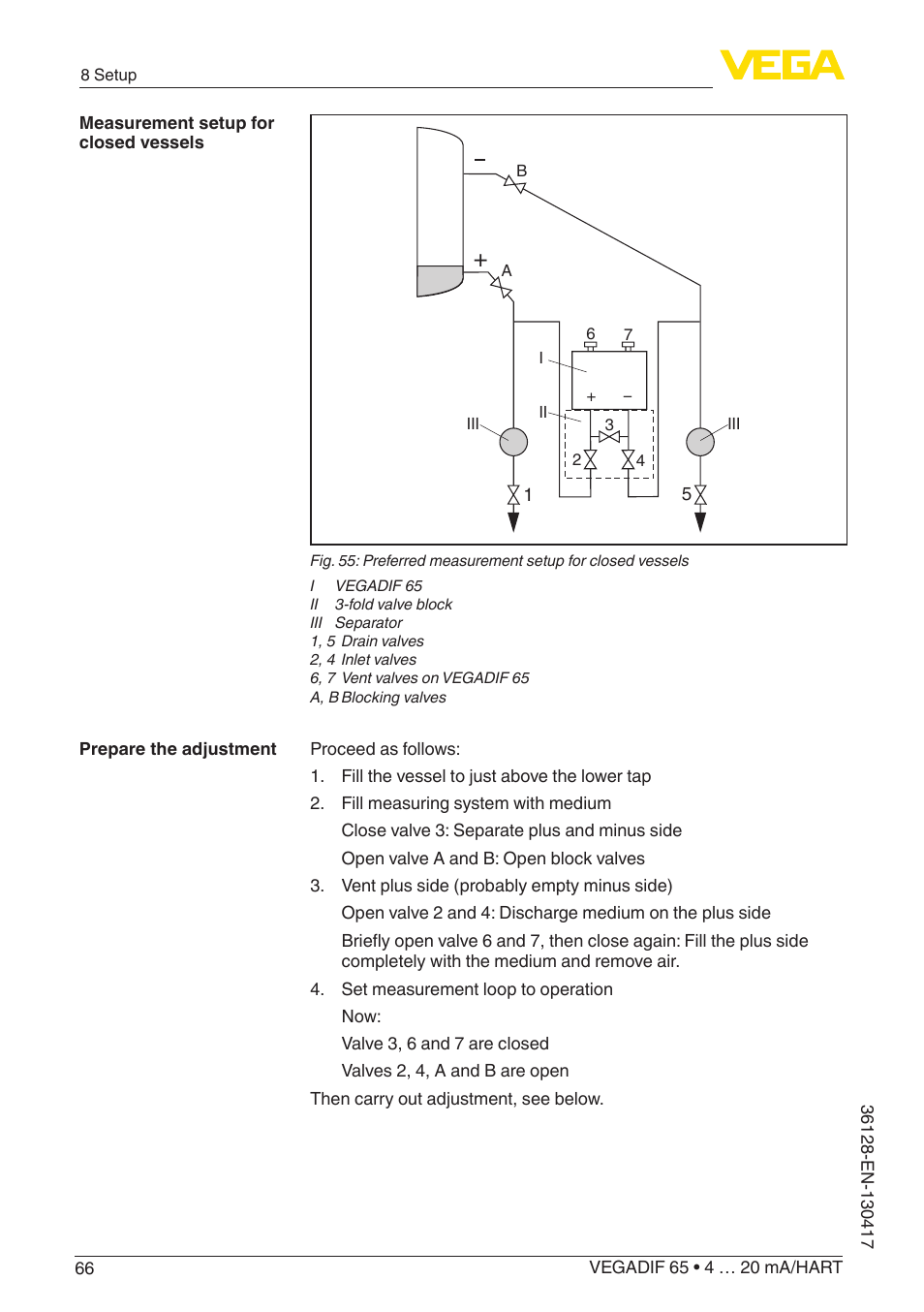 VEGA VEGADIF 65 4 … 20 mA_HART User Manual | Page 66 / 100