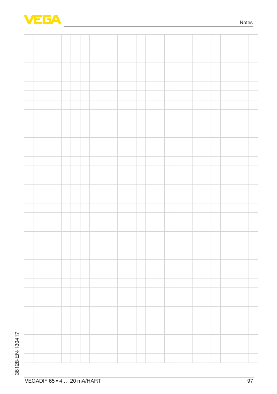 VEGA VEGADIF 65 4 … 20 mA_HART User Manual | Page 97 / 100