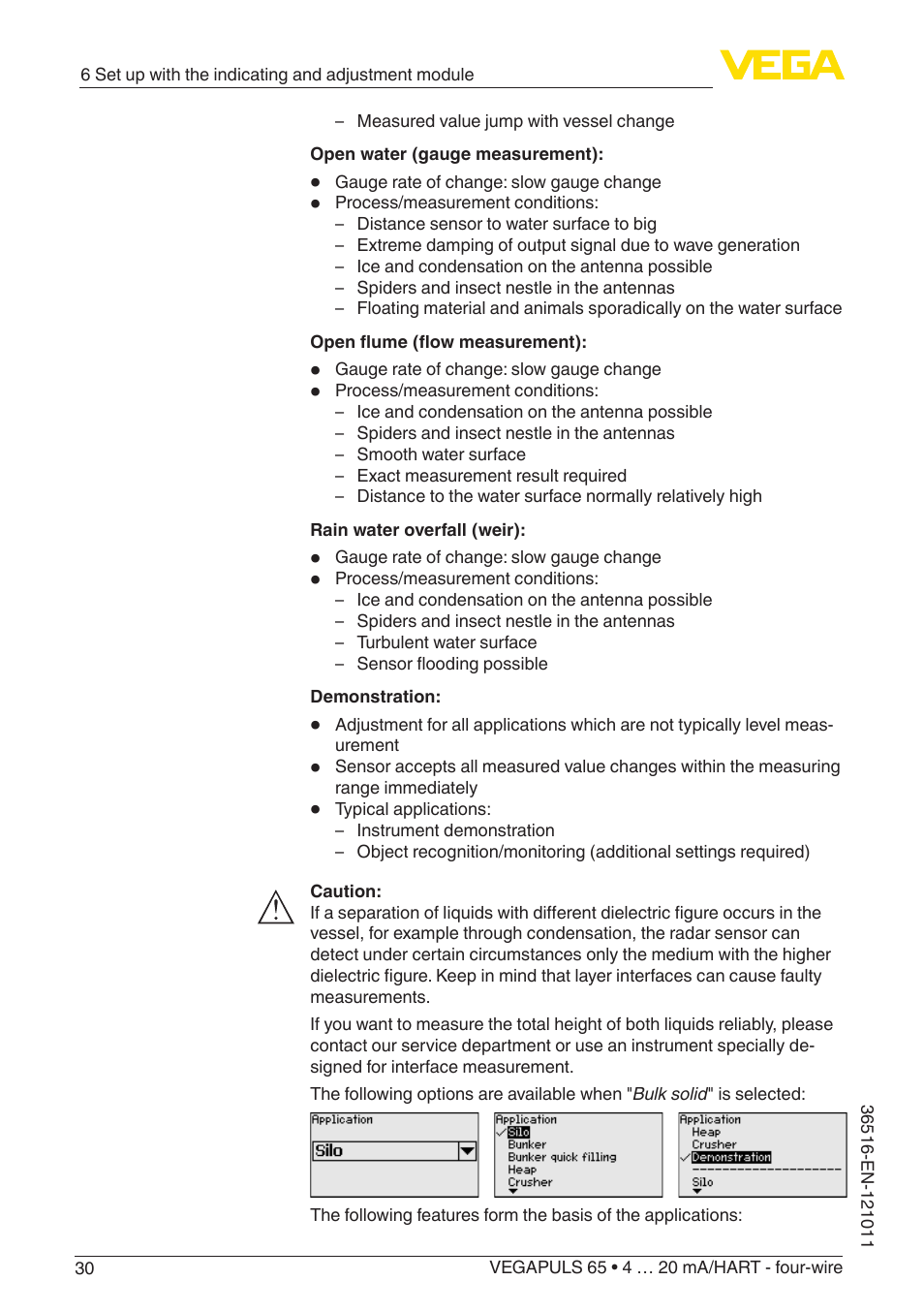 VEGA VEGAPULS 65 (≥ 2.0.0 - ≥ 4.0.0) 4 … 20 mA_HART - four-wire User Manual | Page 30 / 68