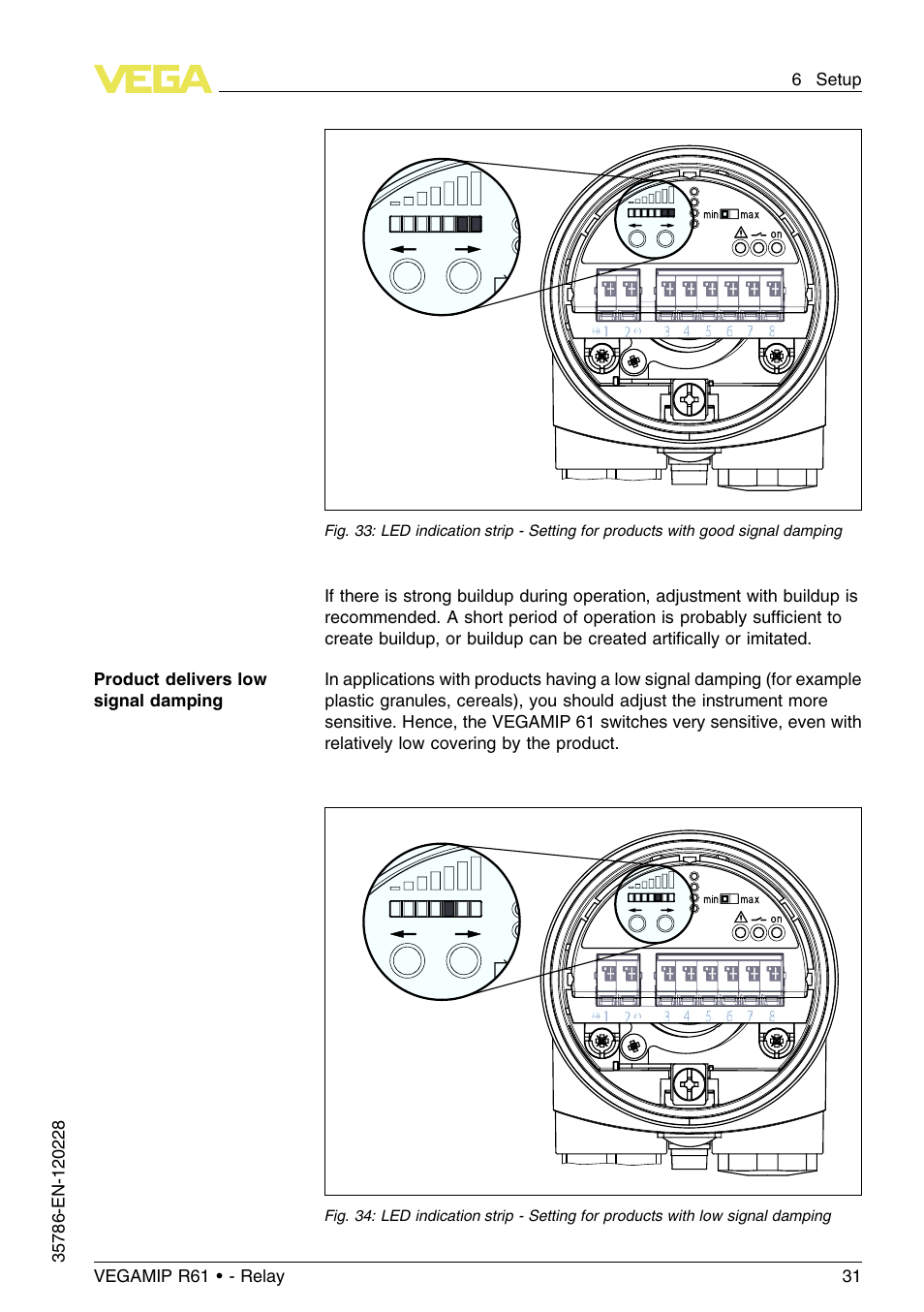 VEGA VEGAMIP R61 Receiving unit - Relay User Manual | Page 31 / 48