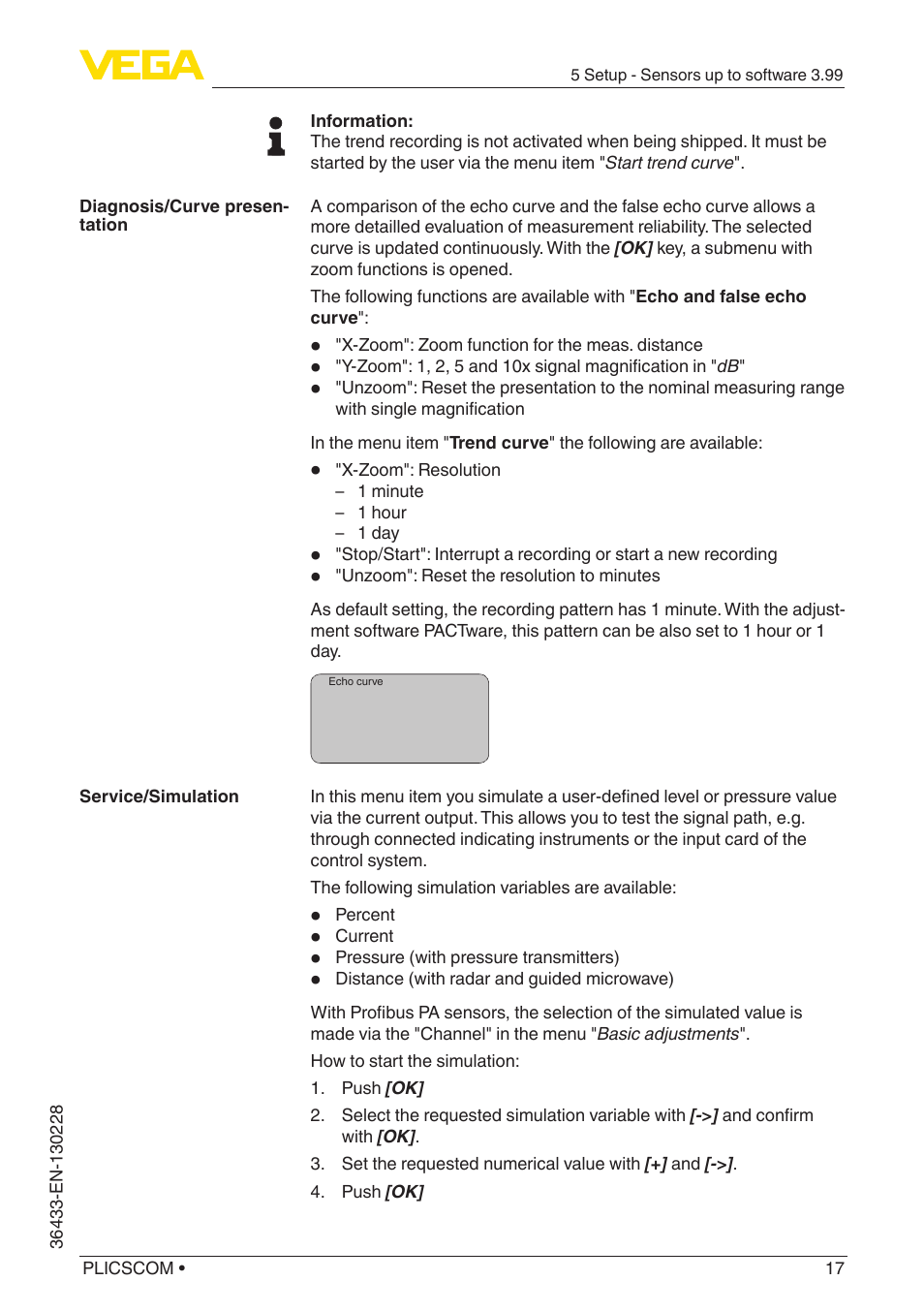 VEGA PLICSCOM User Manual | Page 17 / 44