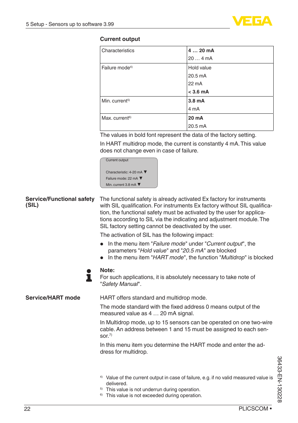 VEGA PLICSCOM User Manual | Page 22 / 44