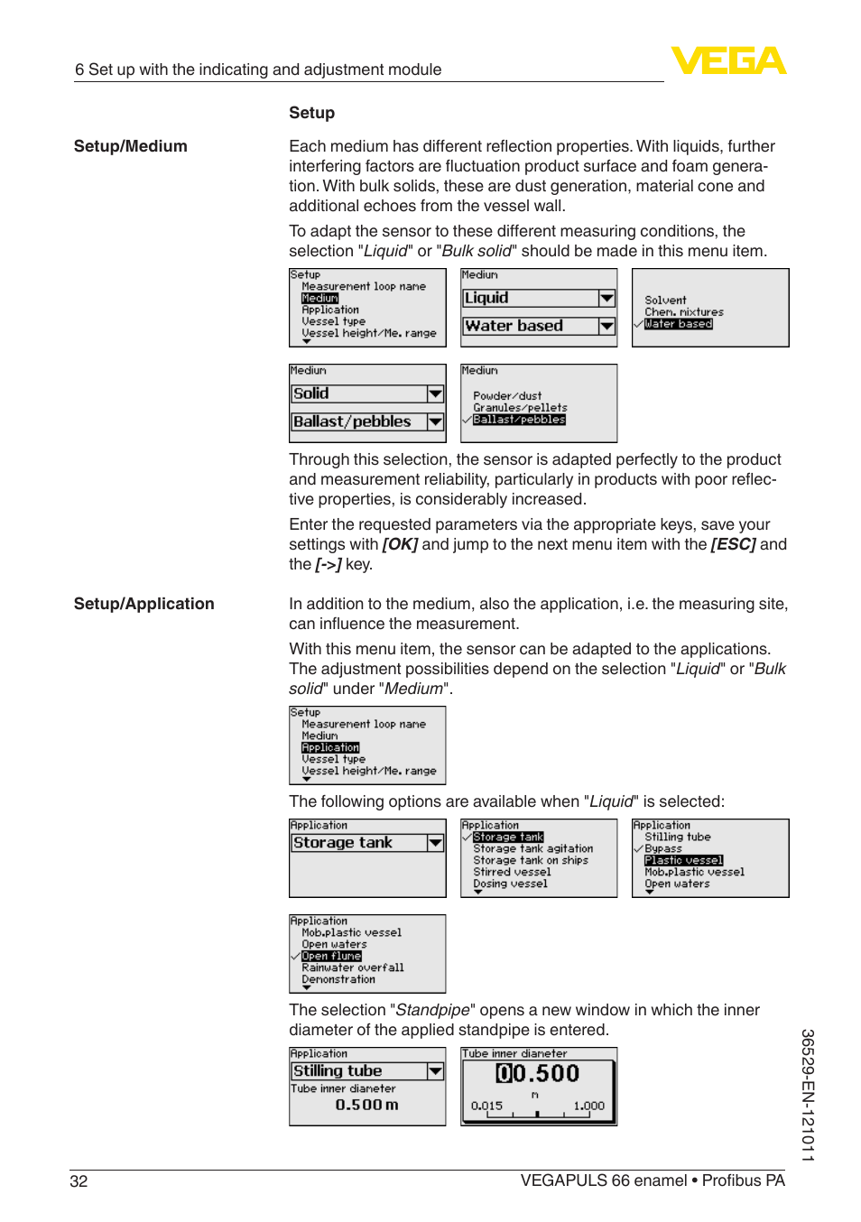 VEGA VEGAPULS 66 (≥ 2.0.0 - ≥ 4.0.0) enamel Profibus PA User Manual | Page 32 / 76